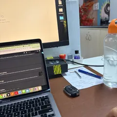 my typical setup. i work with javascript, typescript, and various frameworks like react and angular to build and debug applications.