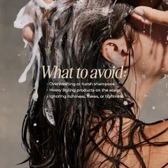 We also teach what to avoid for a healthy scalp, such as overwashing, using harsh shampoos, and ignoring signs of irritation like itchiness or flakes.