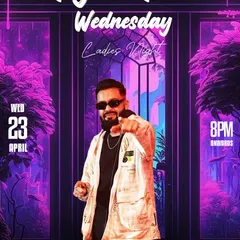 A poster for "High Heels Wednesday," one of Koramangala's hottest ladies' nights at Drava Lounge, with free drinks and the latest tracks.