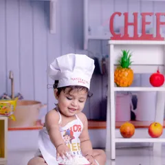 Warning: Too much sweetness in this kitchen. We love capturing the messy fun of our little chef at work.