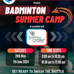 Announcing our second round of the summer camp. This poster provides the dates and timings for the batch starting May 20th.
