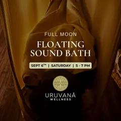 An invitation to our Full Moon Floating Sound Bath. The gentle cocoon of the hammock provides the perfect container to absorb the healing vibrations and align with the potent energy of the full moon.