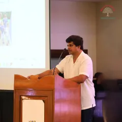 Speaking at our sports psychology event. My goal is to align the player, parents, and coaches into one team, working towards the holistic development of the young athlete.