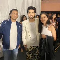 Here I am with my guitarist Rudra and Armaan Malik. Opening for him was a dream come true, and I'm so blessed and grateful for the opportunity.