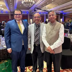At the Forbes India Legal Powerlist 2022 awards ceremony with fellow legal professionals. Events like these are an opportunity to connect with other leaders in the field and stay at the forefront of the legal landscape.