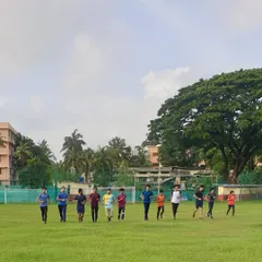 Our team training together on the field post-lockdown. There's a unique energy when the whole group is running together, pushing towards a common goal.