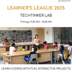 Learning to code becomes a fun, interactive project in our TechTinker Lab. Students work together on projects that build foundational programming skills in an engaging way.