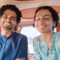 Sharing a smile after a successful workshop. Teaching alongside fellow Hatha Yoga instructors for the armed forces was a memorable and inspiring experience for us all.