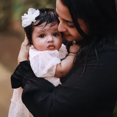A loving embrace between a mother and her baby girl. These close, tender moments are my favorite to capture, showing the deep connection that words cannot describe.