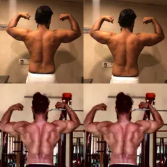 Building a powerful back, two months apart. The top photo shows the starting point, and the bottom shows the results of targeted training. My programs focus on developing balanced, aesthetic musculature.