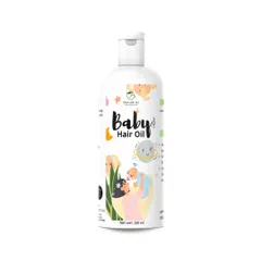 I also make this very gentle Baby Hair Oil. It is 100% natural and contains Jojoba oil to keep your baby's scalp soft and stimulate healthy, new hair growth.