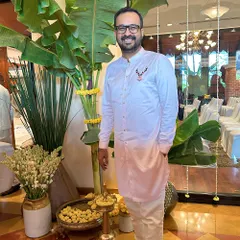 Embodying the spirit of the stag: gentle, strong, and majestic. This custom kurta features a stag motif, turning a simple garment into a narrative of personal strength and flair.