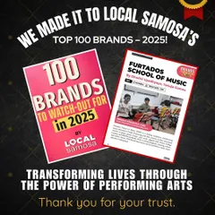 I am thrilled to be recognized as one of the Top 100 Brands to Watch in 2025 by Local Samosa. This award is a testament to my mission of transforming lives through the power of performing arts, and I thank our community for their trust.
