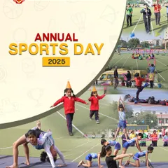 Our Annual Sports Day is a vibrant celebration of athleticism, teamwork, and school spirit. This collage captures the dynamic energy of the event, from track and field races to impressive gymnastics displays, showcasing the diverse talents of our students.