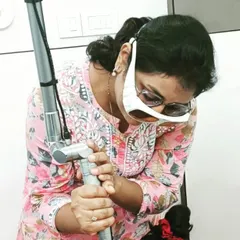 Performing a laser procedure requires precision and expertise. I am dedicated to mastering these tools to deliver safe and effective results for my patients.