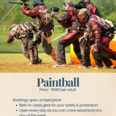 Challenge your squad to an epic paintball battle. Our partner arenas in Jaipur are open every day and provide best-in-class gear for your safety.