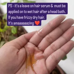 Our Hairlixer is a leave-on serum that works best on wet hair after a wash. It’s amazing for taming frizz and leaves your hair feeling soft and manageable.