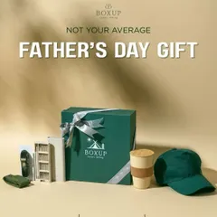 Not your average Father's Day gift. The Trailblazer Kit, featuring a cap, a toolkit, and a travel mug, is perfect for the dad who loves the outdoors and being with nature.