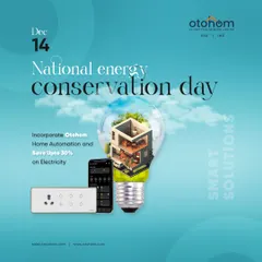 On National Energy Conservation Day and every day, we are committed to efficiency. Incorporating our home automation can help you save up to 30% on electricity by ensuring energy is only used when needed.