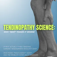 We challenge outdated fitness myths with evidence. This infographic explains a core principle of our rehabilitation philosophy: tendinopathy is a load management failure, and correct, progressive loading is the only way to rebuild tissue capacity and prevent recurrence.