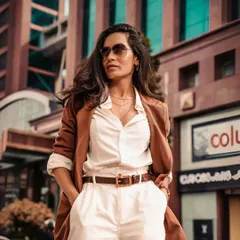 A confident look that says I'm ready for business. My personal brand is built on being a queen in my dreams and a boss on the streets.