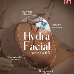 For skin that needs a reset, HydraFacial is always the answer. This infographic shows how it works to deeply cleanse pores, intensely hydrate, improve skin texture, and give you an instant, undeniable glow. It's our go-to treatment for a reason.