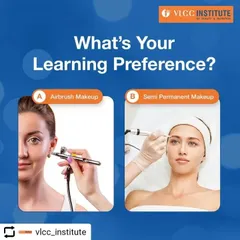 We offer training in the latest beauty techniques. This graphic highlights two popular advanced courses you can master with us: Airbrush Makeup and Semi-Permanent Makeup.