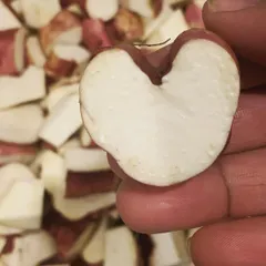 I found this heart-shaped sweet potato while prepping, and it felt right. Cooking with love is my main ingredient for every meal.