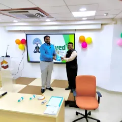 I was invited as a speaker at the Saraswat Bank head office to guide retiring employees on how to live a healthy life after retirement, as per Ayurveda.