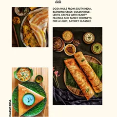 We bring the best to your plate with our live dosa stations. Serving crispy, golden dosas with a variety of fillings and tangy chutneys is a guaranteed hit at any event.