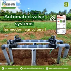 We build our automated valve systems for modern agriculture to be durable and efficient. This setup shows how our technology integrates seamlessly into your existing pipelines, providing reliable, hassle free water management.