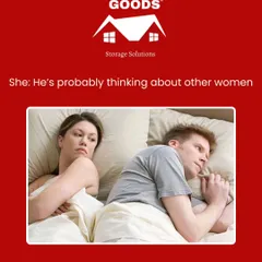 She thinks he's probably thinking about other women...