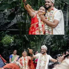 I have had the honor of hosting many beautiful South Indian weddings. The lush greenery and traditional decor elements, like floral arrangements and brass lamps, create an authentic and sacred atmosphere for the ceremony.