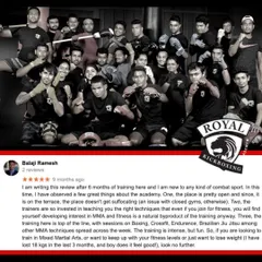 The results and the community speak for themselves. This is a review from a dedicated client who lost 18 kgs in three months, alongside a photo of our training family. We are a team that supports and pushes each other to succeed.