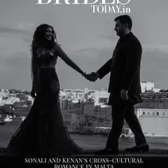 I am so proud to see this beautiful cross-cultural wedding in Malta featured on the cover of Brides Today. We blended Indian and Turkish traditions against the stunning Mediterranean landscape to create something truly special.