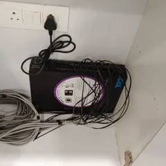 This is the heart of the intercom system: the EPABX main unit with all the extension lines connected. I ensure the wiring is organized and easy to manage.