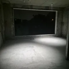 Here, we are testing the spread of a downlight in an empty room. This helps us determine the right placement and spacing for fixtures to achieve uniform, ambient illumination across the floor without creating dark spots.