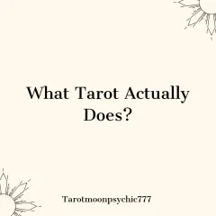 So, what does tarot actually do? This post introduces the real purpose of a tarot reading with me.