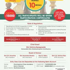 This is the official event flyer for a tournament we organized, detailing the rules, prize money, and schedule. Organizing such events is part of our commitment to providing a complete competitive platform for chess players.