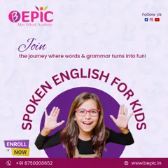 My spoken English classes for kids are a journey where words and grammar turn into fun. I create an exciting environment for children to build their language skills.