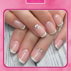 You can never go wrong with a classic. Our timeless French manicure is perfected with clean lines, a healthy-looking base, and a touch of sparkle for that extra bit of elegance.