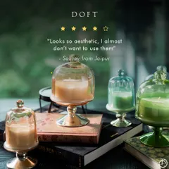 "Looks so aesthetic, I almost don't want to use them." I design my candles to be beautiful objects of decor, so I am thrilled you feel this way.