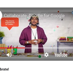 It was a magnificent feeling to collaborate with Google India on an explanatory video for the "Doodle for Google" contest. It's a great platform to inspire young artists.