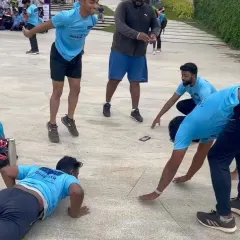 Another shot from the "Run for Inclusion" event. It's always rewarding to use our fitness to give back to the community.