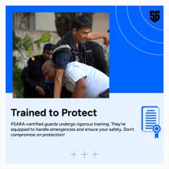 Our guards are trained to protect. They undergo rigorous training programs to handle emergencies, de-escalate situations, and ensure your safety. We don't compromise on protection.