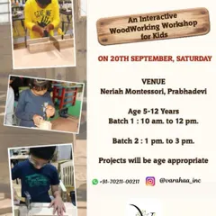 Announcing another popular woodworking workshop for kids aged 5-12. These sessions are a great way for children to gain hands-on experience with tools and materials, building confidence and practical life skills in a fun, structured environment.