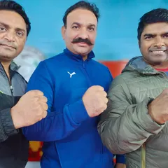 With my Guru ji, Hanshi Rajnesh Choudhary, the General Secretary of KAI. I believe in the importance of lineage and respecting the teachers who have guided my path.