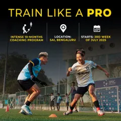 A glimpse into our intense 10-month coaching program. We focus on high-tempo drills and professional training standards at our facility in SAI, Bengaluru, to prepare you for the demands of competitive football.