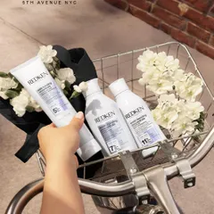 The Redken Acidic Bonding Concentrate range is perfect for strengthening and repairing damaged hair. You can pick up the full routine at my salon.