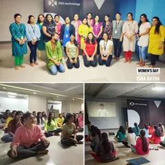 Leading a corporate yoga session for the wonderful women at DXC Technology on International Women's Day. We explored how yogic practices can bring balance and reduce stress in a demanding work environment.